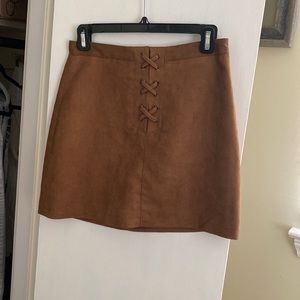 BCBGgeneration suede skirt